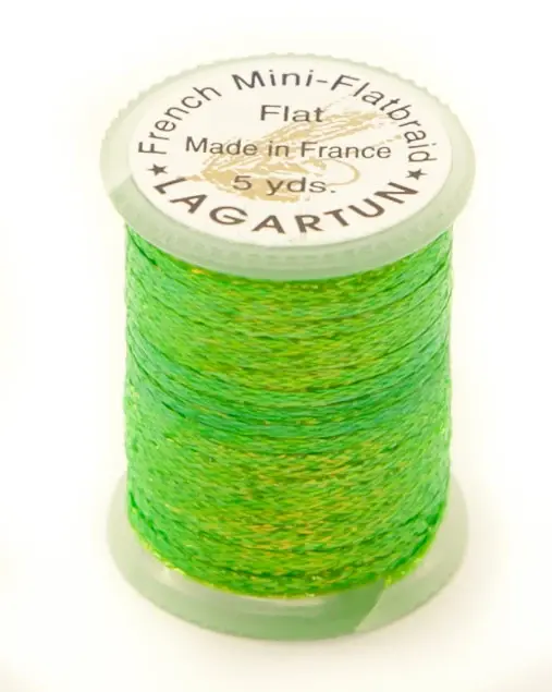 Lagartun Mini-Flatbraid Fl. Chartreuse 