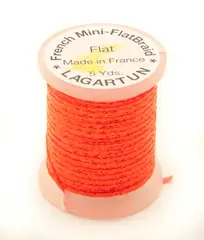 Lagartun Mini-Flatbraid Fluo Red