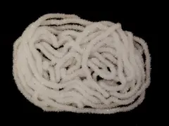 Crystal Antron Chenille str. S - White