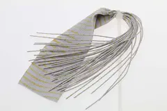 Barred Round Rubberlegs White/Gold