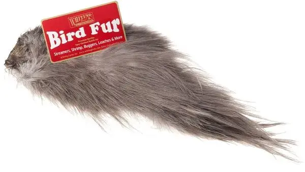 Whiting Spey Bird Fur Heron (White Dyed) 