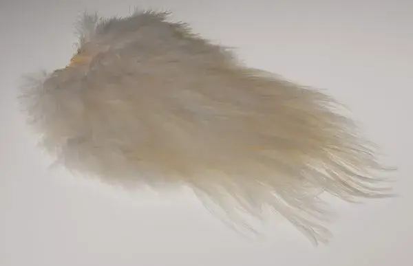 Whiting Spey Saddle - White Bronsegradering 