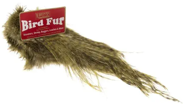 Whiting Spey Bird Fur Grizzly/Olive 