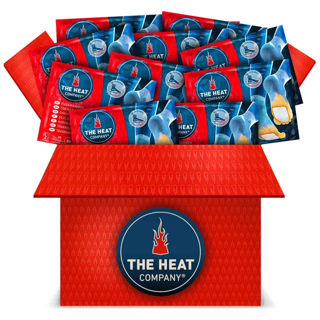 10-pack The Heat Company Tåvarmer Gir varme i opptil 8 timer 