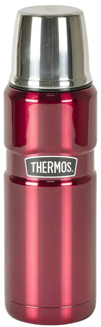 Thermos Stainless King Termos Rød 0,47 L Termos i rustfritt stål med kopplokk 