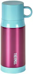Thermos Funtainer Barnetermos Pink 355ml Barnetermos med turkis kopp