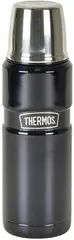 Thermos Stainless King Termos Bl&#229; 0,47L Termos i rustfritt st&#229;l med kopplokk