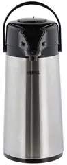 Thermos Termokanne Svart/st&#229;l 1,9 L Rustfri termikanne med glassinnsats