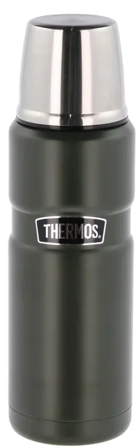 Thermos Stainless King Termos Army 0,47L Termos i rustfritt stål med kopplokk 