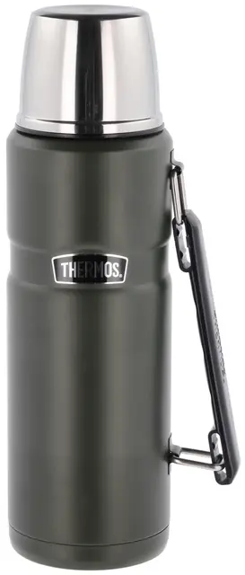 Thermos Stainless King Termos Army 1,2L Termos i rustfritt stål med håndtak 