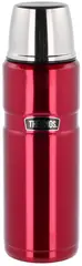 Thermos Stainless King Termos R&#248;d 1,2L Termos i rustfritt st&#229;l med kopplokk