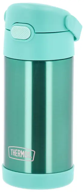 Thermos Funtainer Drikkeflaske m sugerør Teal 355ml 