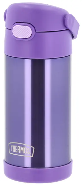 Thermos Funtainer Drikkeflaske m sugerør Violet 355ml 
