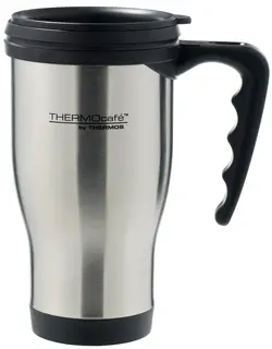 Thermos Termokrus Termokopp i st&#229;l med smart h&#229;ndtak