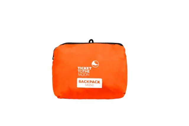 Ticket To The Moon Mini Backpack Superlett ryggsekk, Orange 