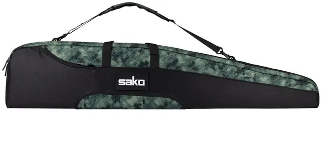 Tikka/Sako Green Digi Camo Polstret riflefutteral med skiftbar logo 