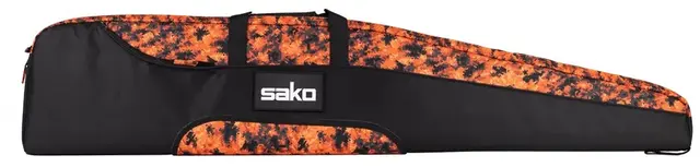 Tikka/Sako Orange Digi Camo Polstret riflefutteral med skiftbar logo 