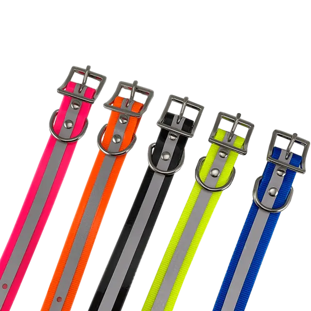 Tracker reflekshalsbånd Svart Hundehalsbånd til Tracker 690x52x2mm 