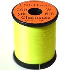 UNI bindetr&#229;d 6/0 - Chartreuse 200y