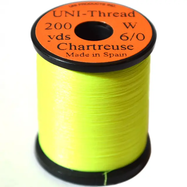 UNI bindetråd 6/0 - Chartreuse 200y 