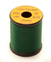 UNI bindetr&#229;d 6/0 - Green 200y