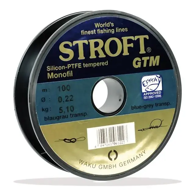 Stroft GTM tippetspole 0,08mm 25meter - Bruddstyrke: 1kg 