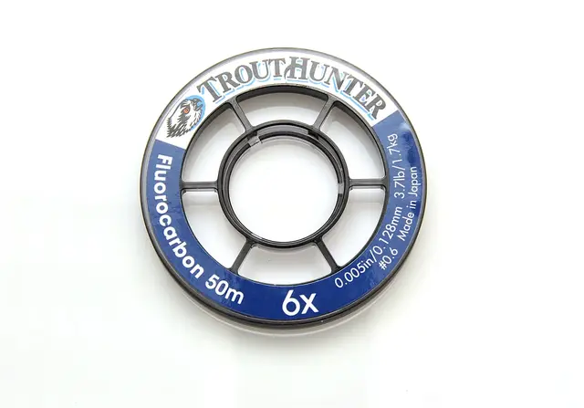 TroutHunter FC Tippet 10X  0,074mm 50m Tilnærmet usynlig i vannet 