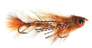 Umpqua Baby Gonga #8 Rust Stor &#248;rretstreamer