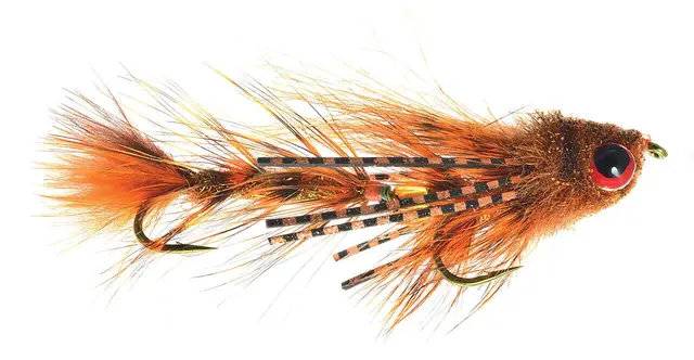 Umpqua Baby Gonga #8 Rust Stor ørretstreamer 