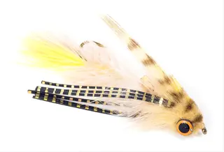 Umpqua Baby Gonga #8 Tan/Yellow Stor &#248;rretstreamer