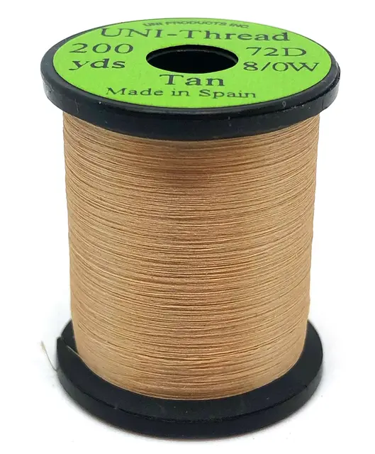 UNI bindetråd 8/0 - Tan 200y 