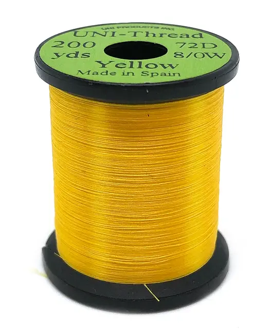 UNI bindetråd 8/0 - Yellow 200y 