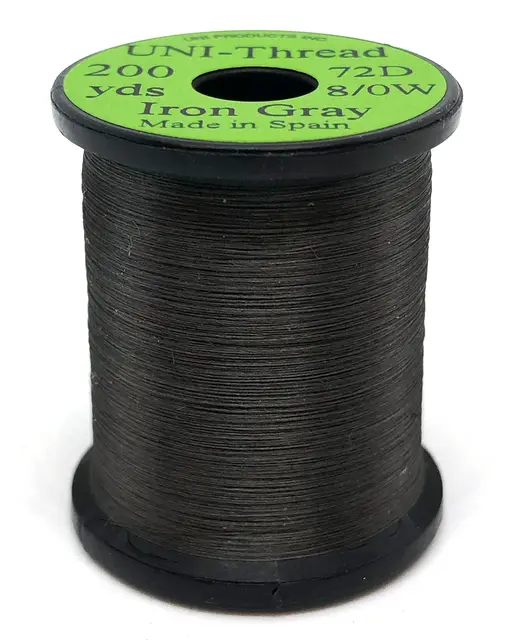 UNI bindetråd 8/0 - Iron Grey 200y 