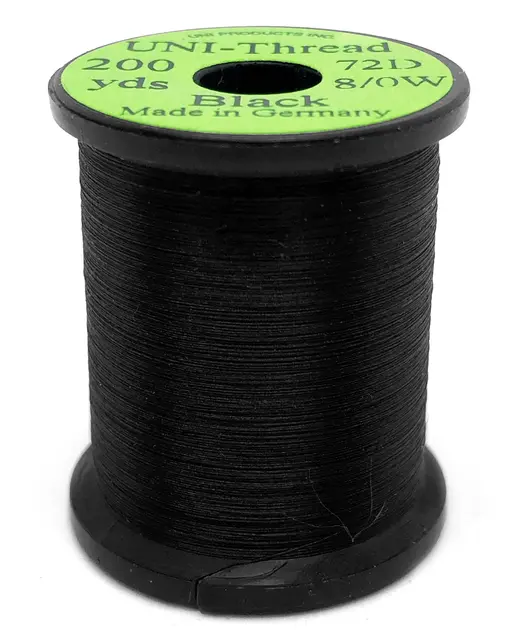 UNI bindetråd 8/0 - Black 