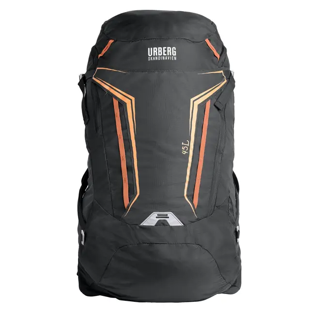 Urberg Glacier 45 Asphalt Lett dagstursekk med X-3 ryggsystem 