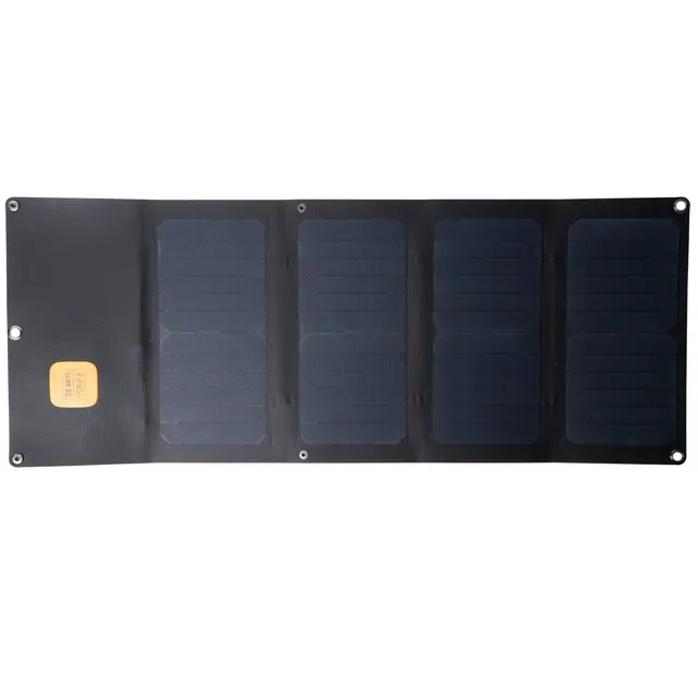 Urberg Solar Panel 28w Black Solcellelading av mobil og kamera på tur 