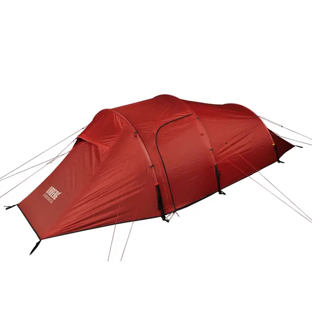 Urberg 2-Person Trekking Tunnel Tent 3-sesongs tunelltelt i Rio Red 