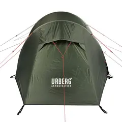 Urberg 2-Person Trekking Tunnel Tent 3-sesongs tunelltelt i Kombu Green