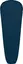 Urberg T/C Liner Mummy Midnight Navy Mumieformet lakenpose til soveposen