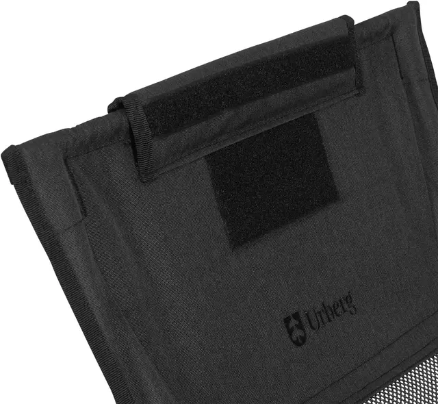 Urberg Wildlight High Chair G2 Black Sammenleggbar campingstol med høy rygg 