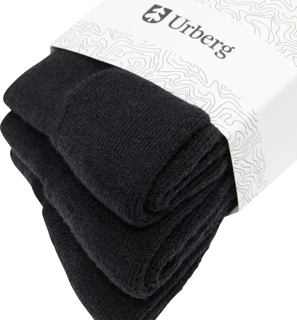 Urberg Thicker ED Merino Wool Sock 36-39 Black Beauty, unisex 