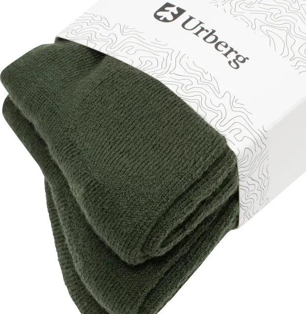 Urberg Thicker ED Merino Wool Sock 36-39 Kombu green, unisex 