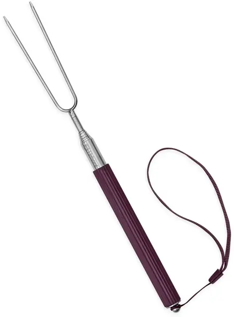 Urberg Grill Fork Dark purple Praktisk grillspyd i rustfritt stål 