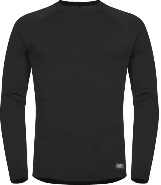 Urberg MerinoBamboo Base Layer Top S Black Beauty, herre 