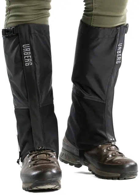 Urberg Outdoor Gaiters Black M/41-43 Gamasjer som beskytter sko og bukser 