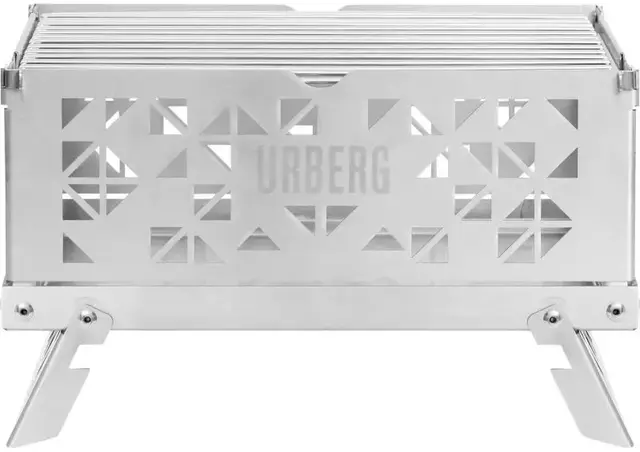 Urberg Rogen Portable Wood Stove Bærbar grill i rustfritt stål one size 