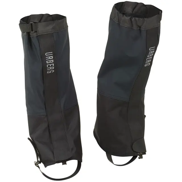 Urberg Waterproof Gaiters Black S/38-40 Slitesterke og vanntette gamasjer 