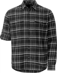 Urberg Flannel LS w Strap Shirt Men Black Beauty L