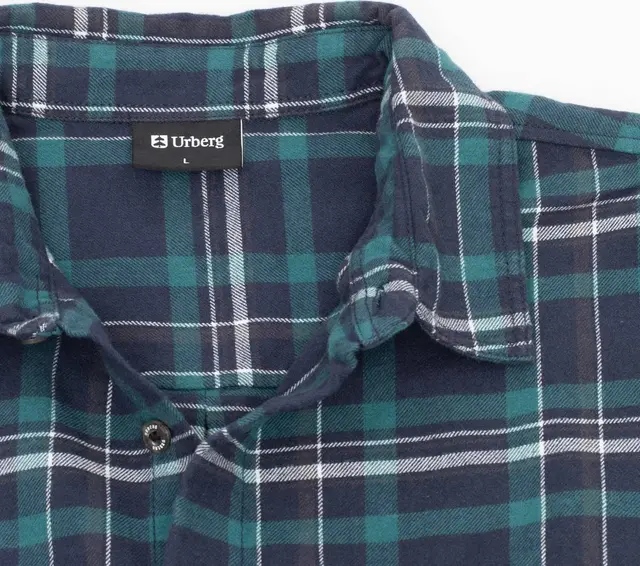 Urberg Flannel LS w Strap Shirt Men Blue Nights L 