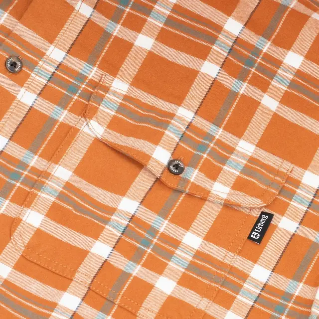 Urberg Flannel LS w Strap Shirt Men Glazed Ginger L 